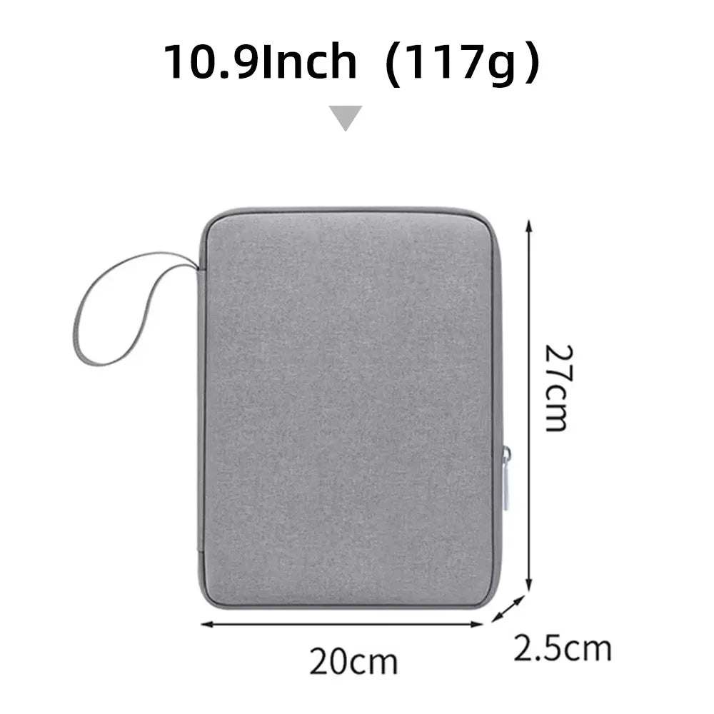 Funda de bolso para tableta de 9-13 pulgadas para 2025, nuevo iPad Air 11/13 Pro 11/13, funda de transporte, bolsa de viaje prot