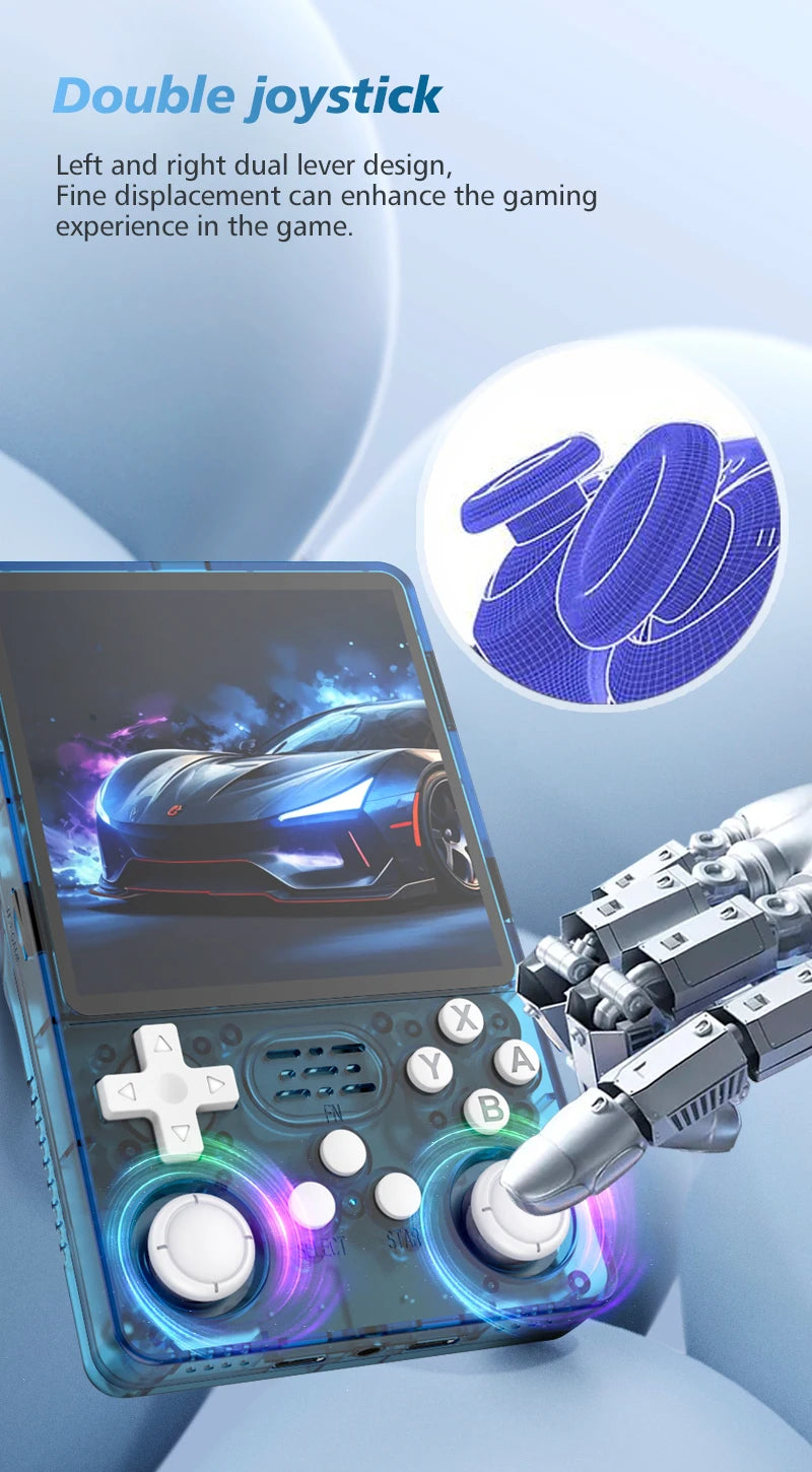 BOYHOM R36 Plus Retro Handheld Game Console Linux 64-bit System 4" IPS Screen RK3326 Portable Pocket Video Player R36PLUS Games