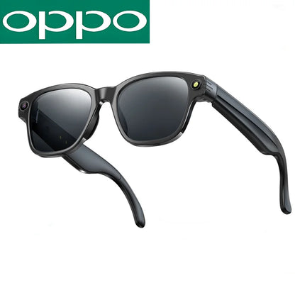 OPPO New Version AI Smart Glasses with 8MP Pixel Take Video Picture 4GB WiFi Contact AI ChatGPT Translation Smart Sunglass