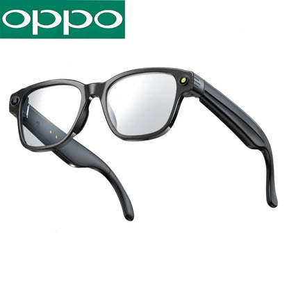OPPO New Version AI Smart Glasses with 8MP Pixel Take Video Picture 4GB WiFi Contact AI ChatGPT Translation Smart Sunglass