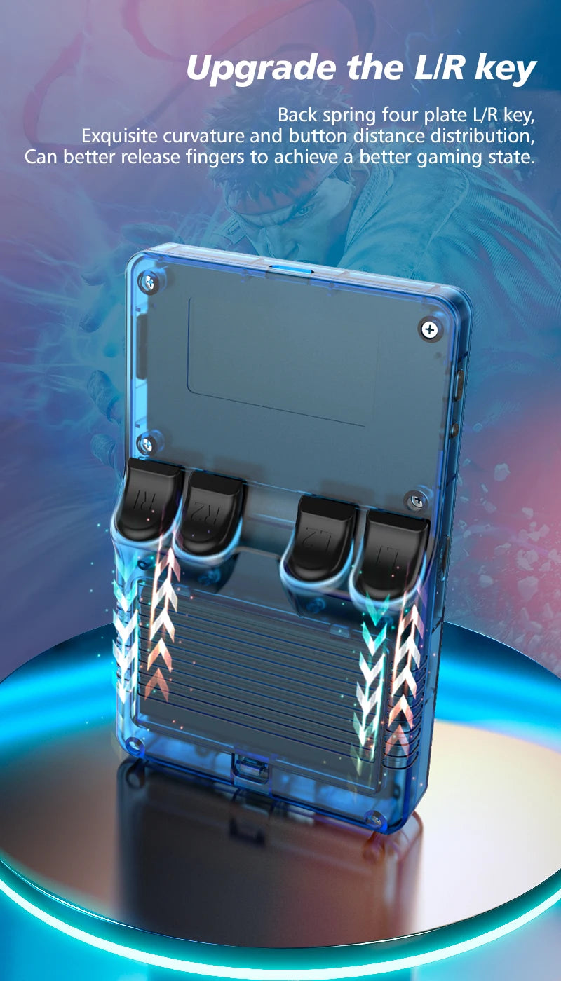 BOYHOM R36 Plus Retro Handheld Game Console Linux 64-bit System 4" IPS Screen RK3326 Portable Pocket Video Player R36PLUS Games