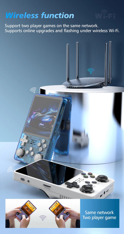 BOYHOM R36 Plus Retro Handheld Game Console Linux 64-bit System 4" IPS Screen RK3326 Portable Pocket Video Player R36PLUS Games