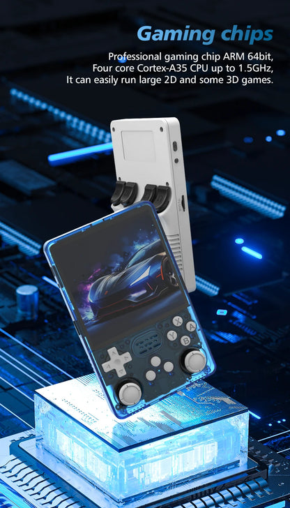 BOYHOM R36 Plus Retro Handheld Game Console Linux 64-bit System 4" IPS Screen RK3326 Portable Pocket Video Player R36PLUS Games