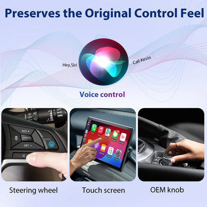 Pionray 2in1 Wireless CarPlay Adapter Android Auto Car Intelligent Systems Plug&Play For VW Toyota Nissan Honda Ford Benz