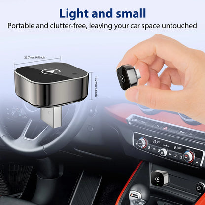 Pionray 2in1 Wireless CarPlay Adapter Android Auto Car Intelligent Systems Plug&Play For VW Toyota Nissan Honda Ford Benz