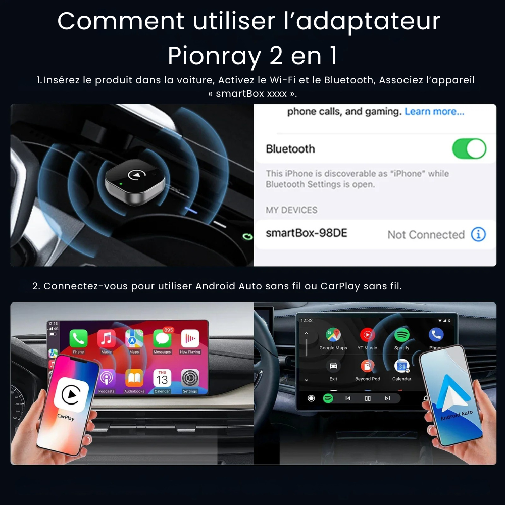 Wireless CarPlay &amp; Android Auto Box